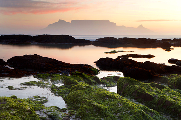 Title: Table Mountain at Sunset
